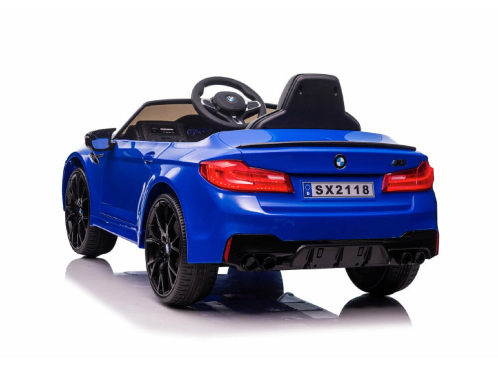 Bmw M5 - Blauw Elektrische kinderauto - Afbeelding 5