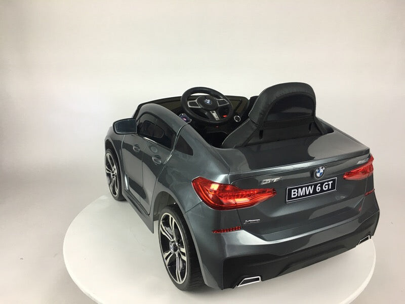 Bmw 6 Gt - Grijs Elektrische kinderauto - Afbeelding 3