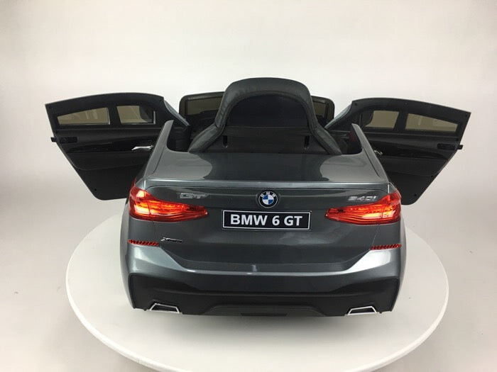 Bmw 6 Gt - Grijs Elektrische kinderauto - Afbeelding 6