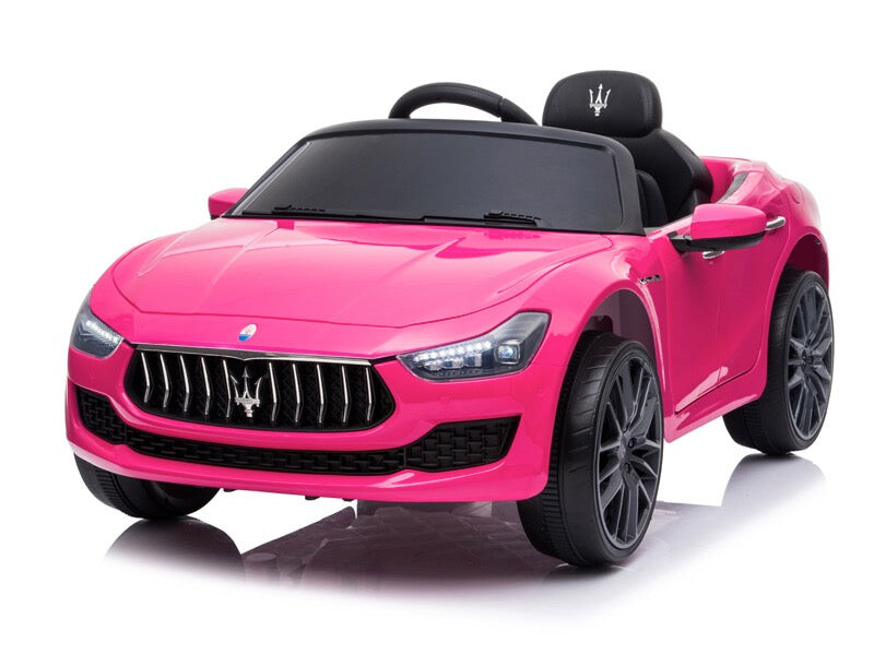 Maserati Ghibli - Roze Elektrische kinderauto