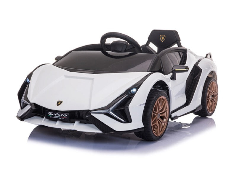 Lamborghini Sian - Wit Elektrische kinderauto