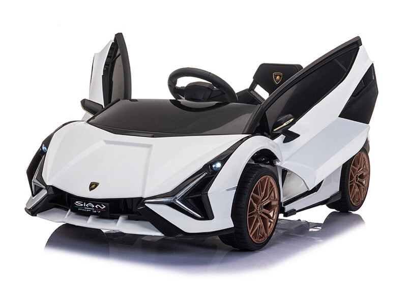 Lamborghini Sian - Wit Elektrische kinderauto - Afbeelding 2
