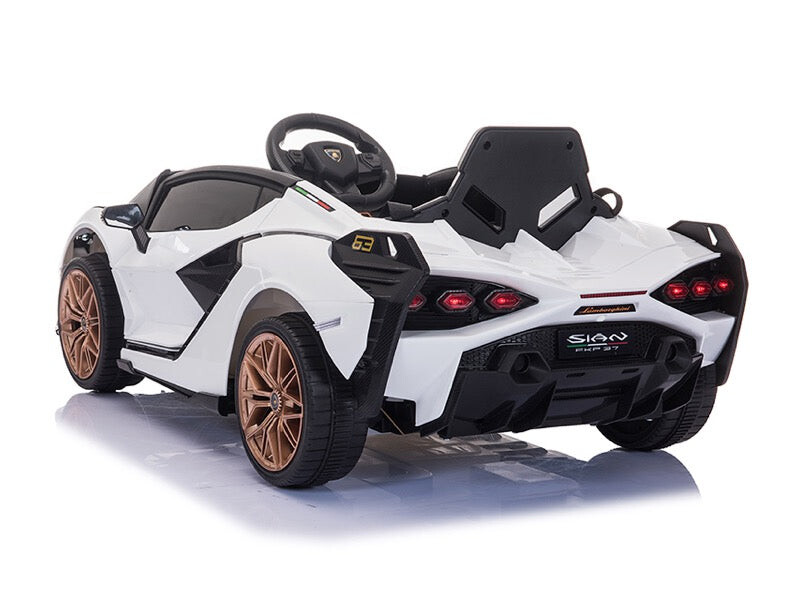Lamborghini Sian - Wit Elektrische kinderauto - Afbeelding 5