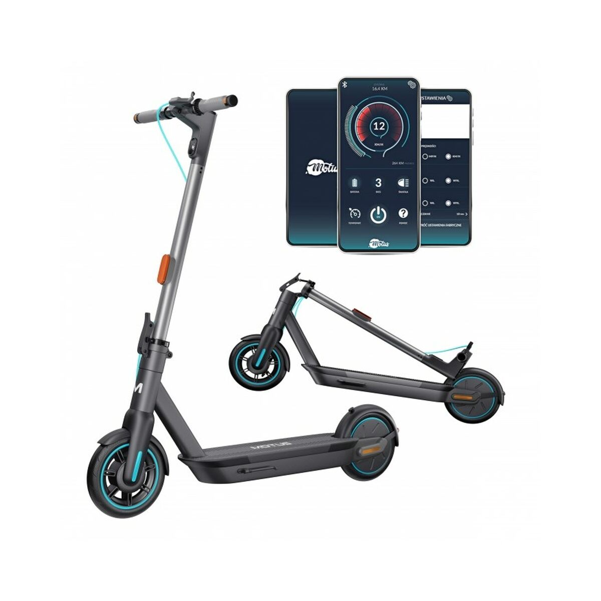 Motus Elektrische Step Motus Scooty 10 Zwart 350 W - Afbeelding 13