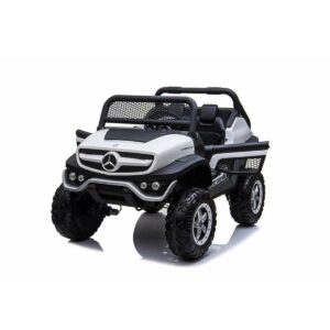 Mercedes Benz Elektrische Auto Voor Kinderen Mercedes Benz Unimog Wit 12 V