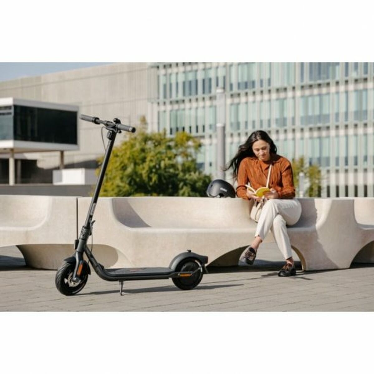 Segway Elektrische Step Segway Ninebot Kickscooter F2E Zwart 400 W - Afbeelding 4