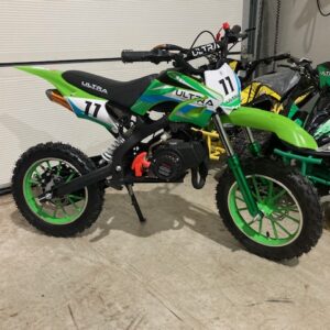 Ultramotorcross kindercrosser 49CC Met trekstarter Groen