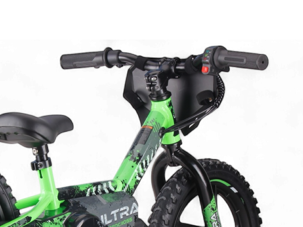 24 volt elektrische balance bike, 16 inch - groen - Afbeelding 2