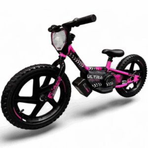 24 volt elektrische balance bike, 16 inch - roze