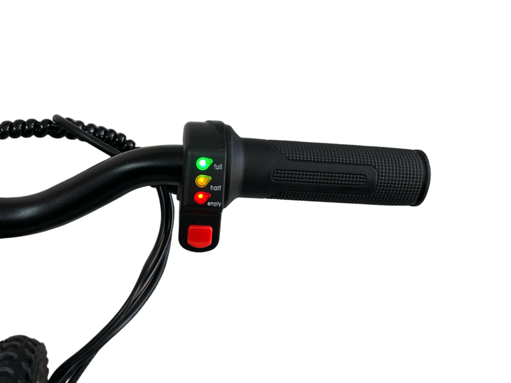 24 volt elektrische balance bike, 12 inch - zwart - Afbeelding 5