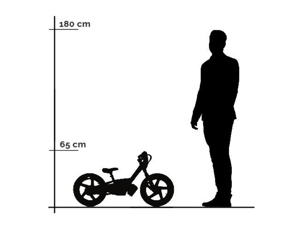 24 volt elektrische balance bike, 16 inch - oranje - Afbeelding 8