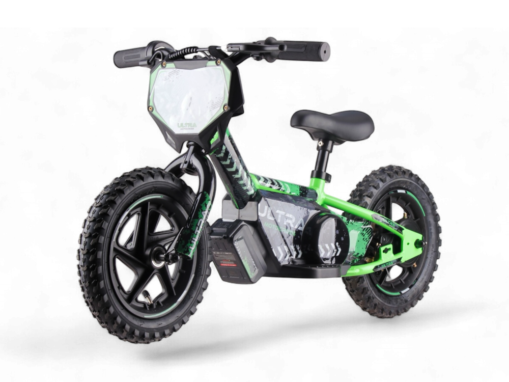 24 volt elektrische balance bike, 12 inch - groen