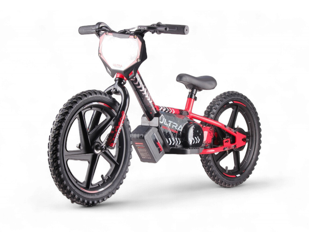 24 volt elektrische balance bike, 16 inch - rood