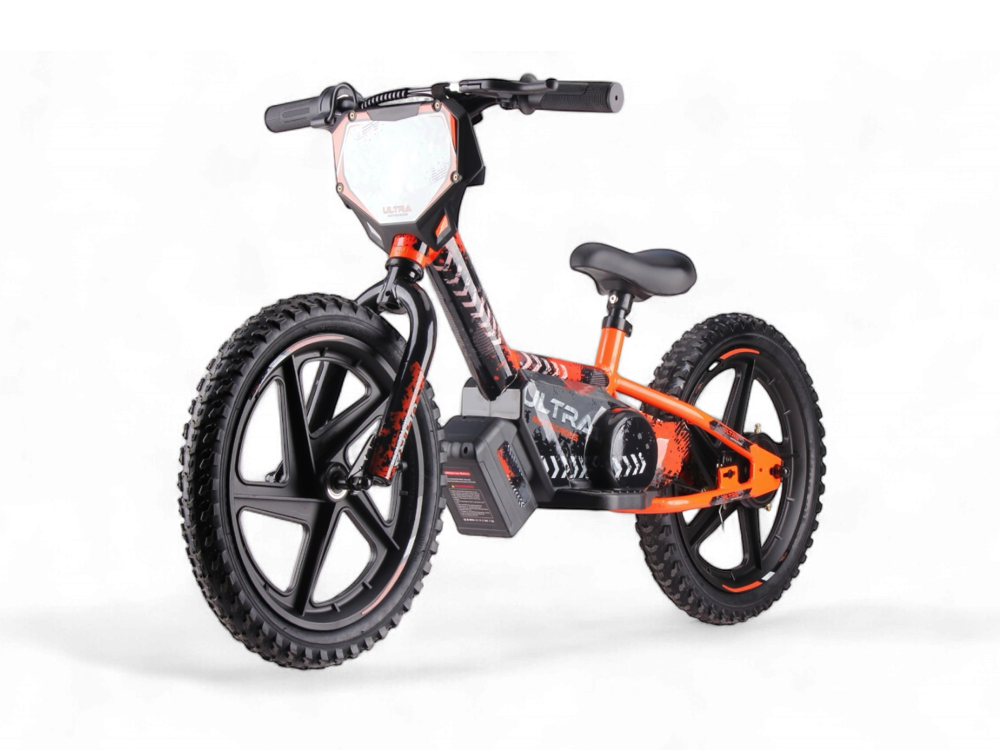 24 volt elektrische balance bike, 16 inch - oranje
