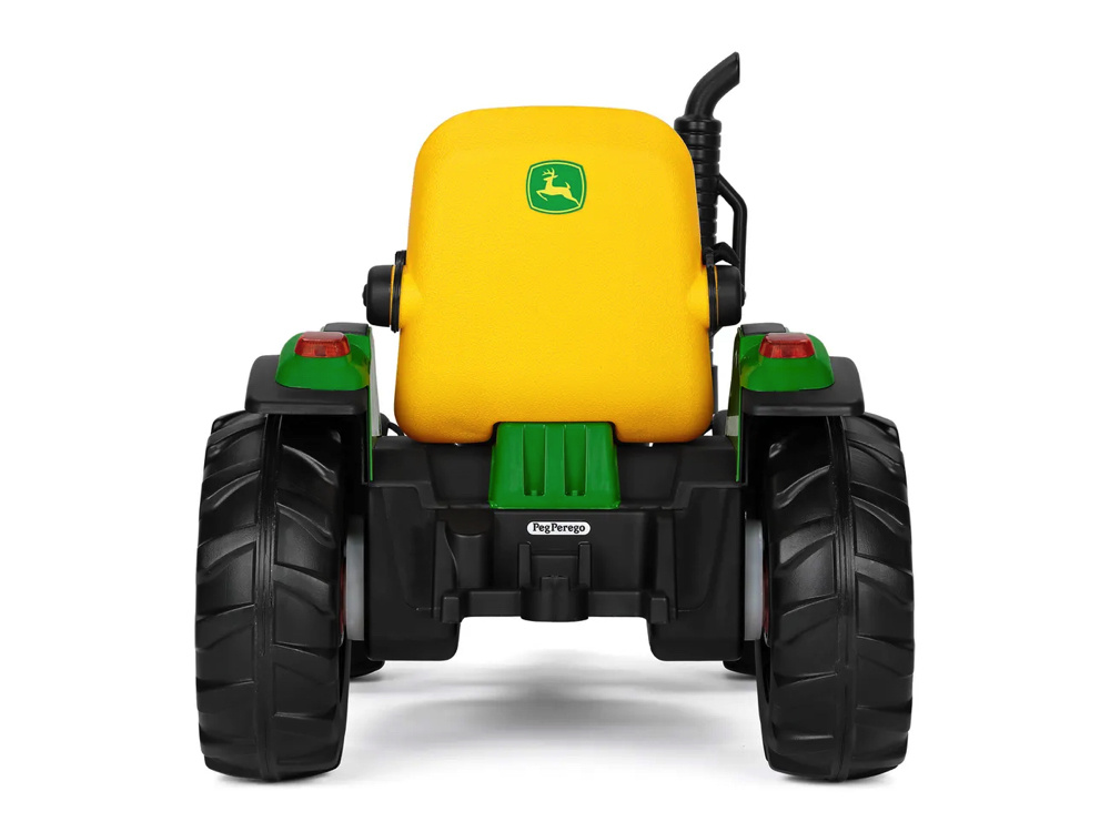 John Deere kinder tractor + aanhanger met afstandsbediening - Afbeelding 6