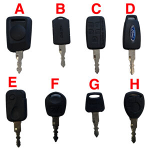 Sleutel t.b.v. elektrische kinderauto's