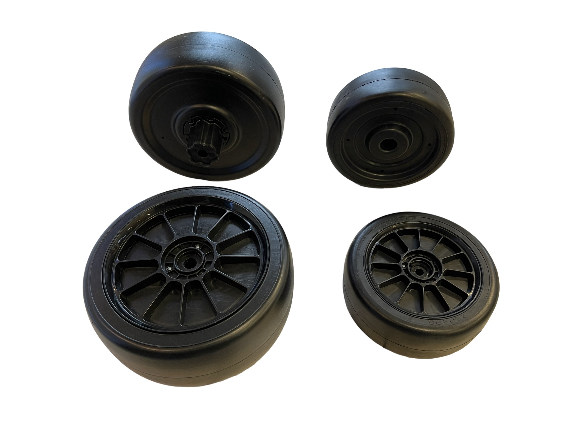 Banden / wielen voor rijdend kinderauto's, quads, motoren, skelters, drift karts - Afbeelding 2